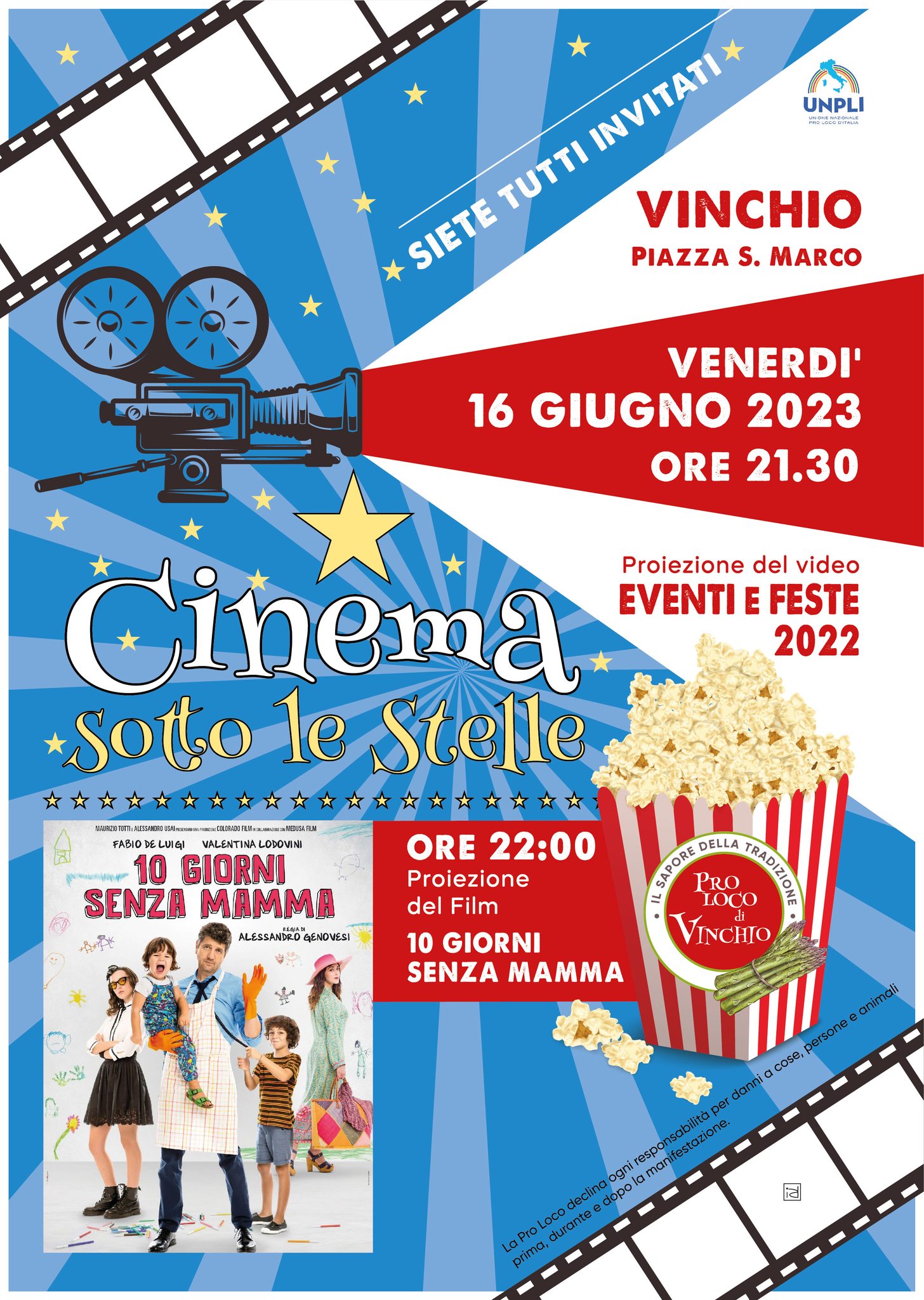 Cinema sotto le stelle - 16 giugno 2023