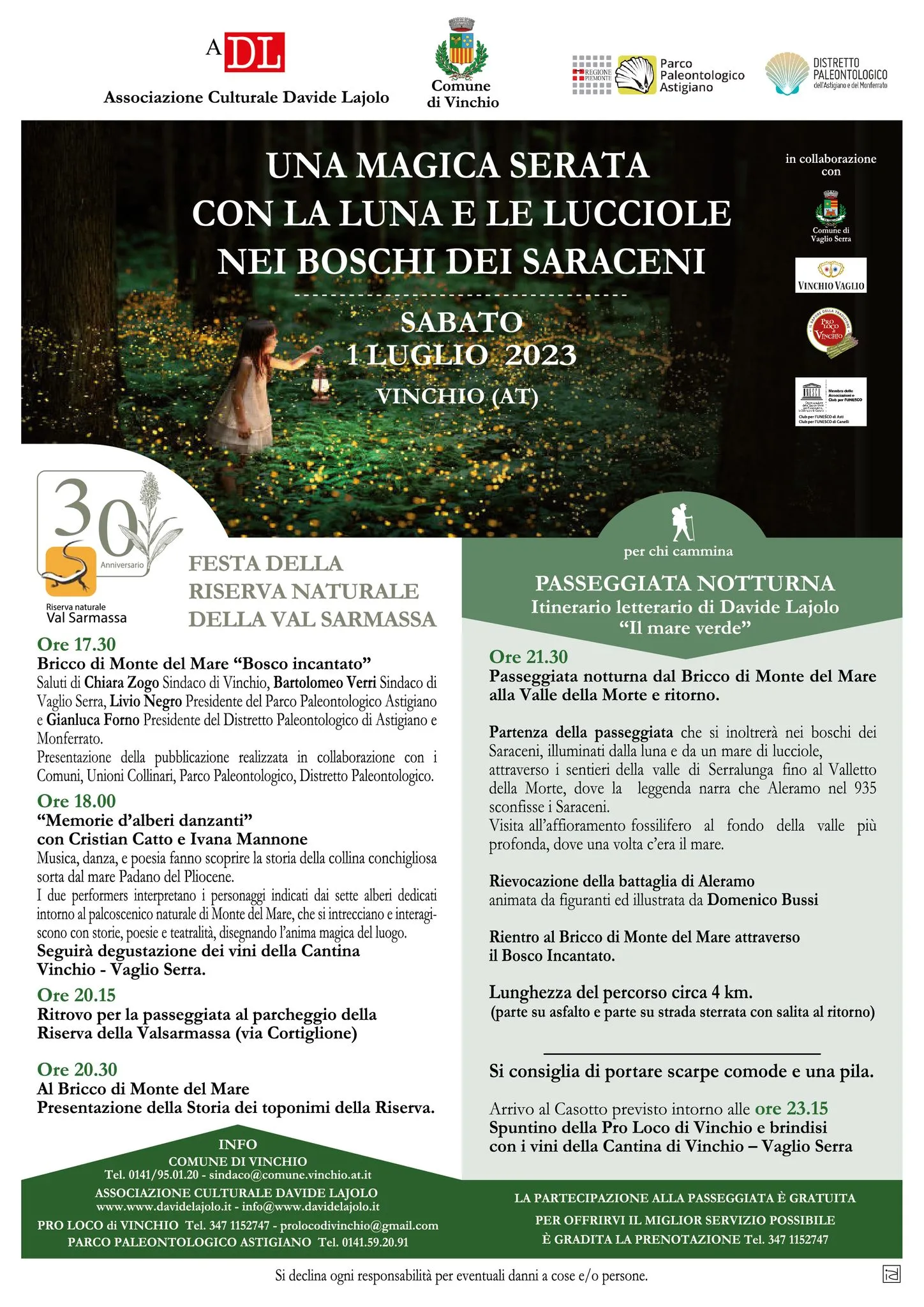 Festa della Riserva Naturale della Val Sarmassa